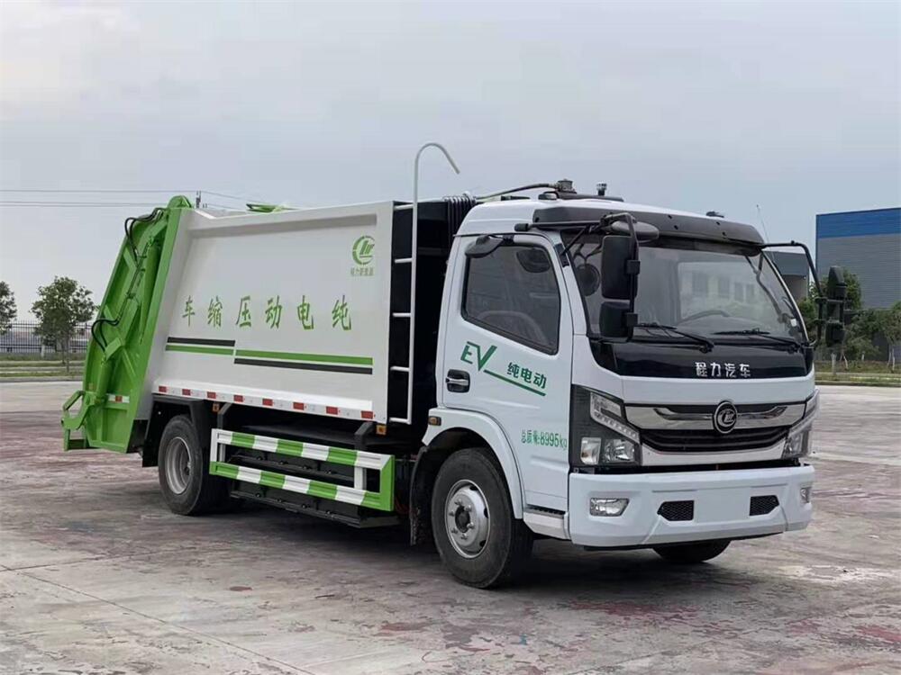 9方壓縮垃圾車-新能源純電動?xùn)|風9方壓縮式垃圾車廠家價格