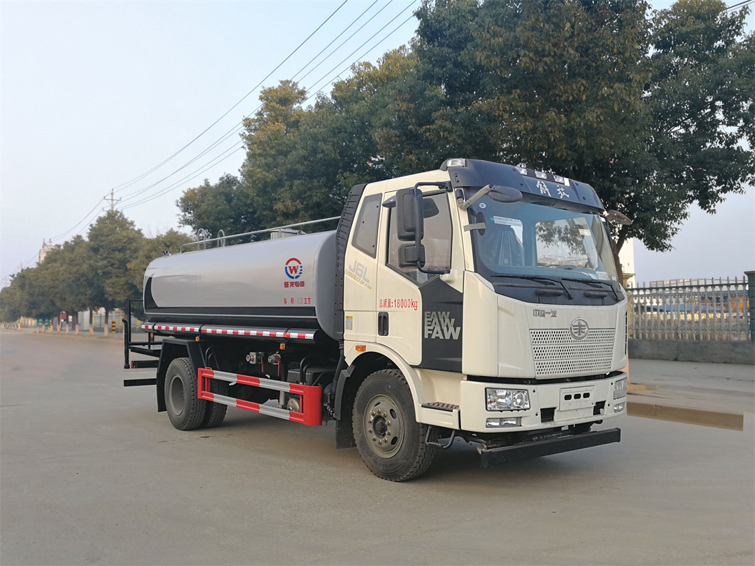 12噸15噸灑水車-解放專用底盤(pán)國(guó)六12方15立方灑水車廠家價(jià)格